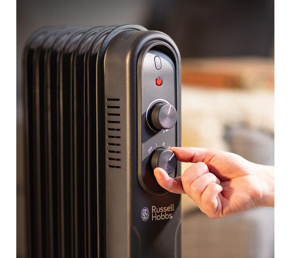 RUSSELL HOBBS RHOFR7004B Portable Oil-Filled Radiator - Black image number 5 of 9