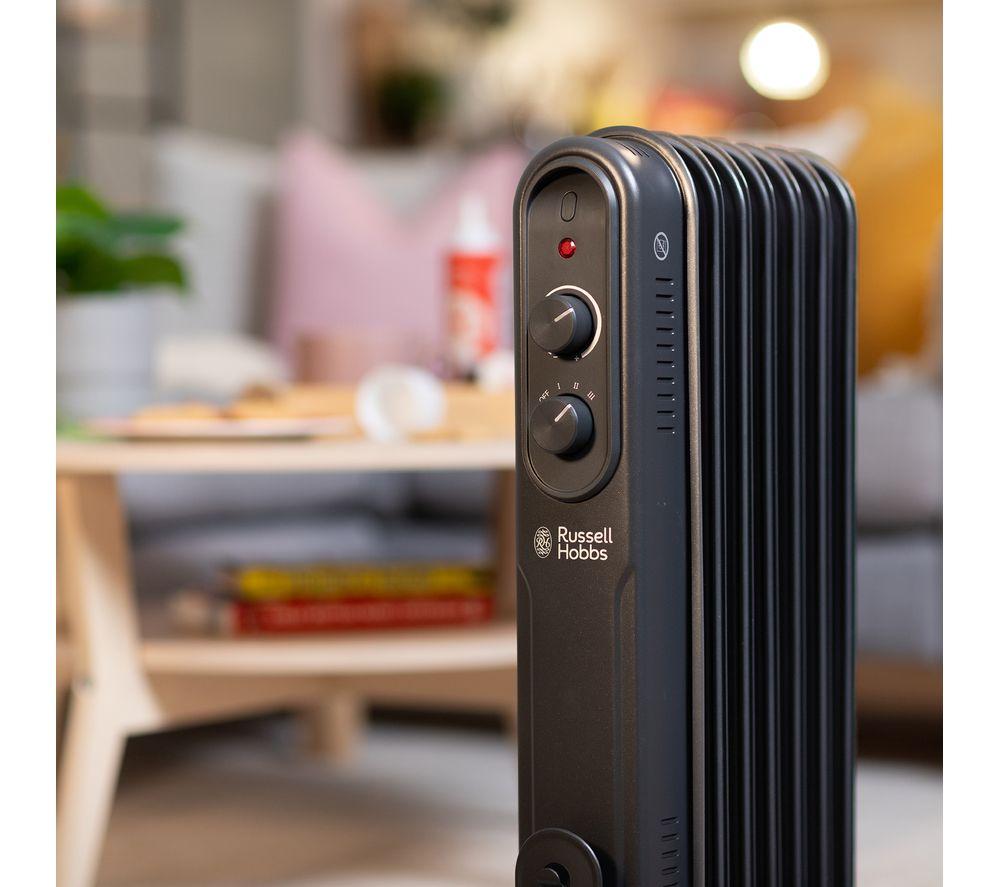 RUSSELL HOBBS RHOFR7004B Portable Oil-Filled Radiator - Black image number 7 of 9