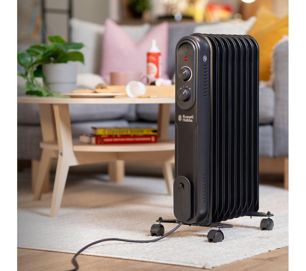 RUSSELL HOBBS RHOFR9004B Portable Oil-Filled Radiator - Black image number 4 of 9