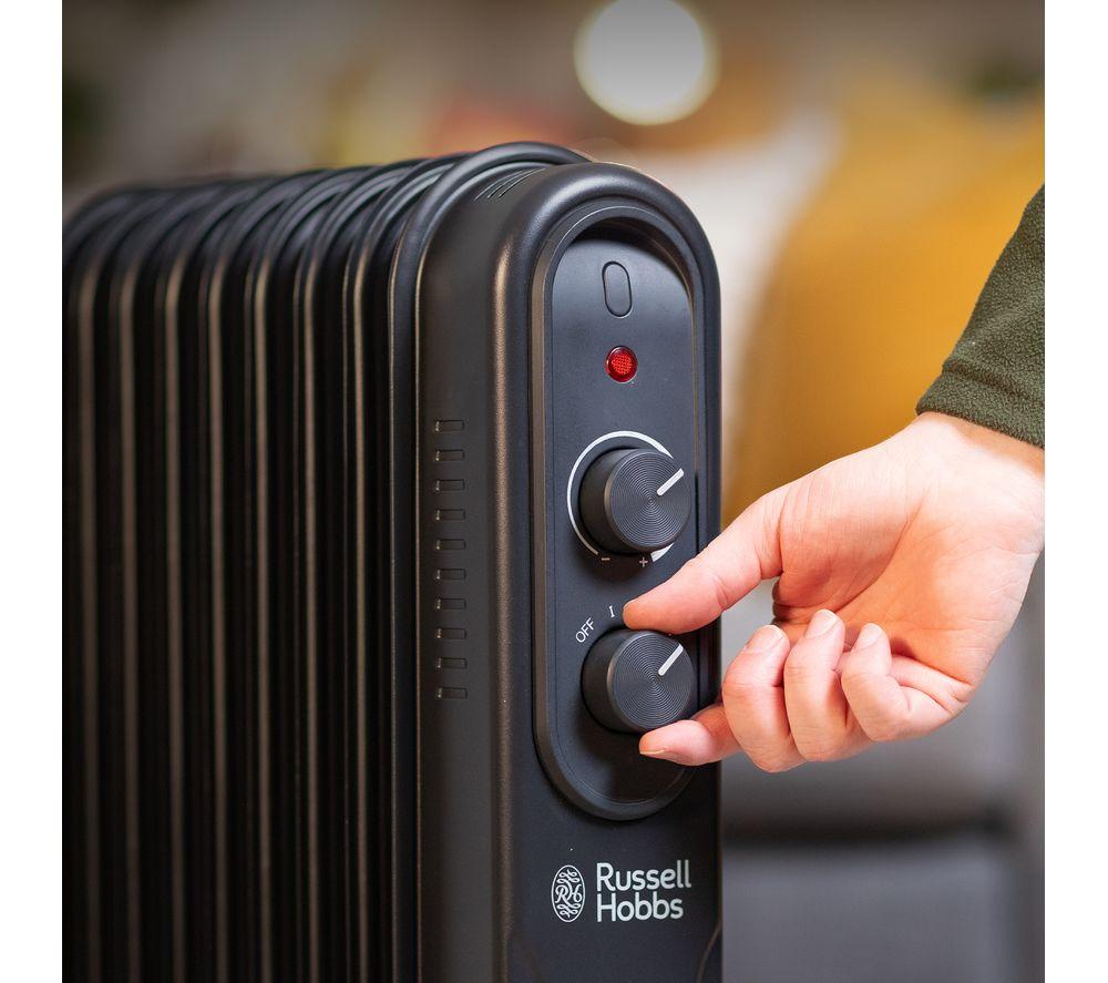 RUSSELL HOBBS RHOFR9004B Portable Oil-Filled Radiator - Black image number 5 of 9