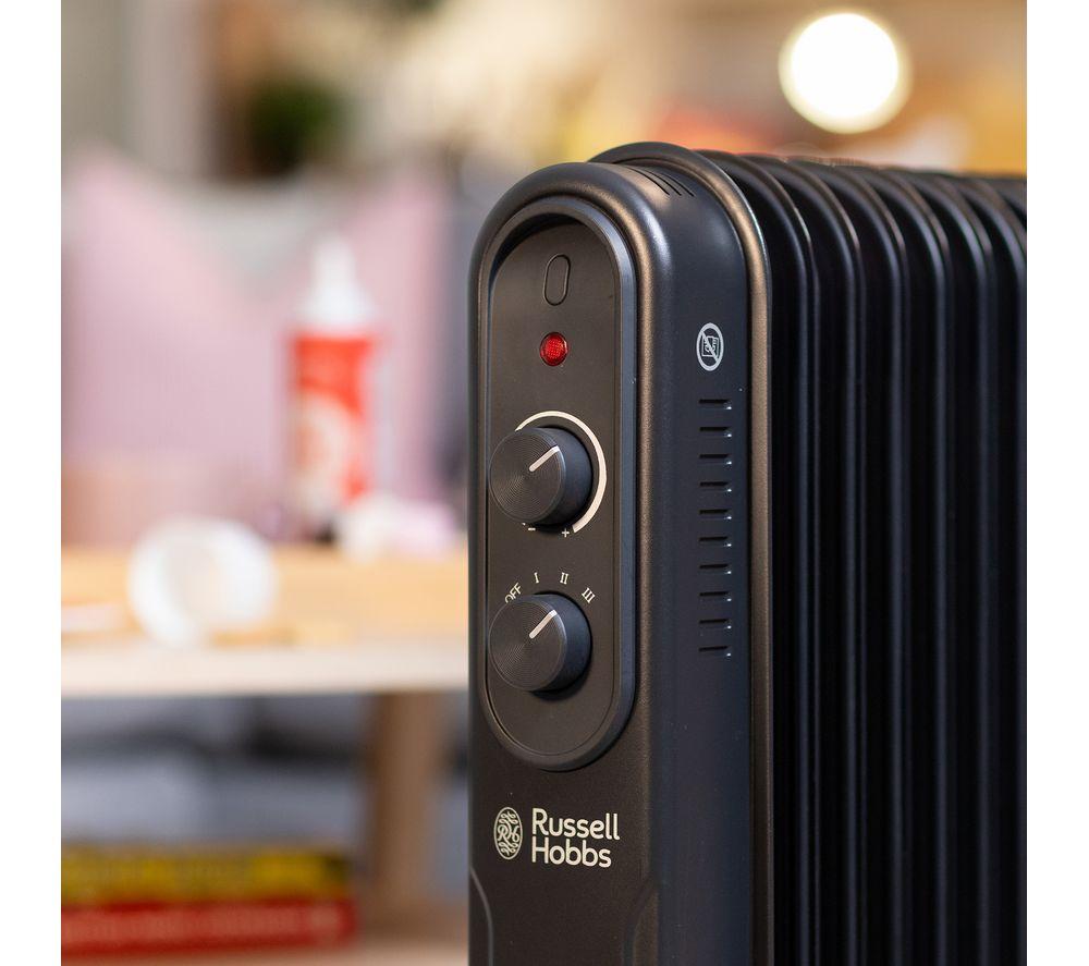 RUSSELL HOBBS RHOFR9004B Portable Oil-Filled Radiator - Black image number 7 of 9