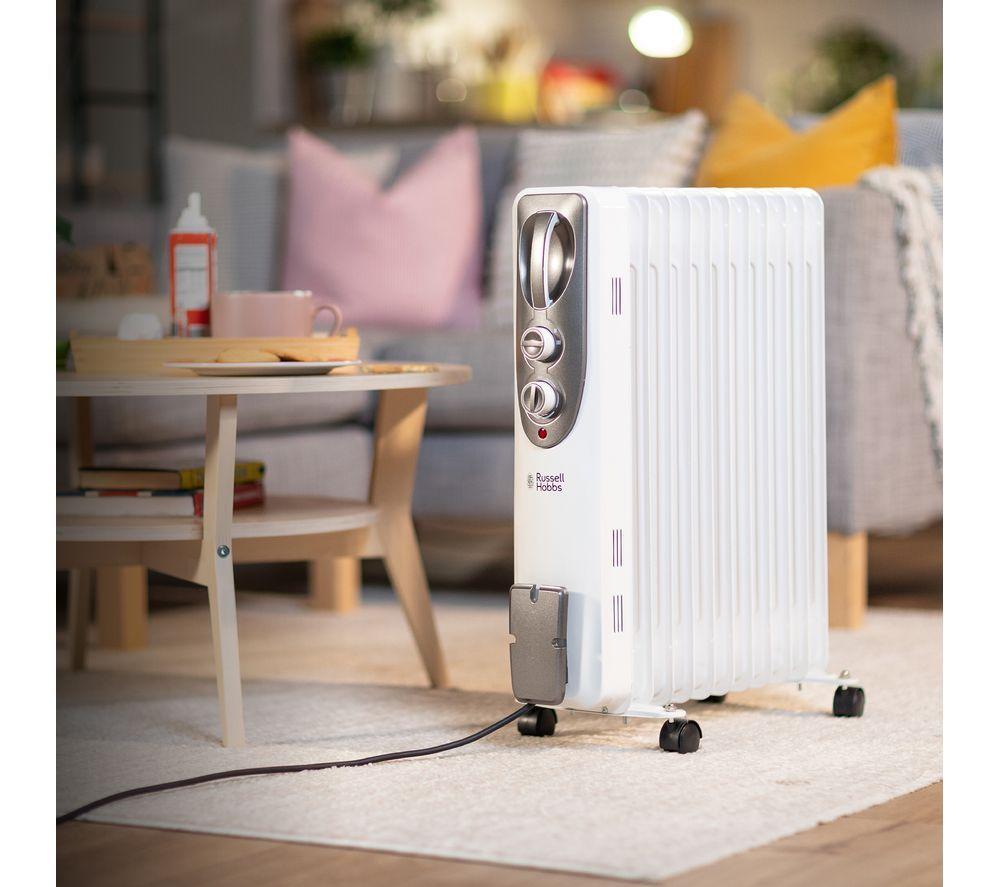 RUSSELL HOBBS RHOFR1106 Portable Oil-Filled Radiator - White image number 4 of 9