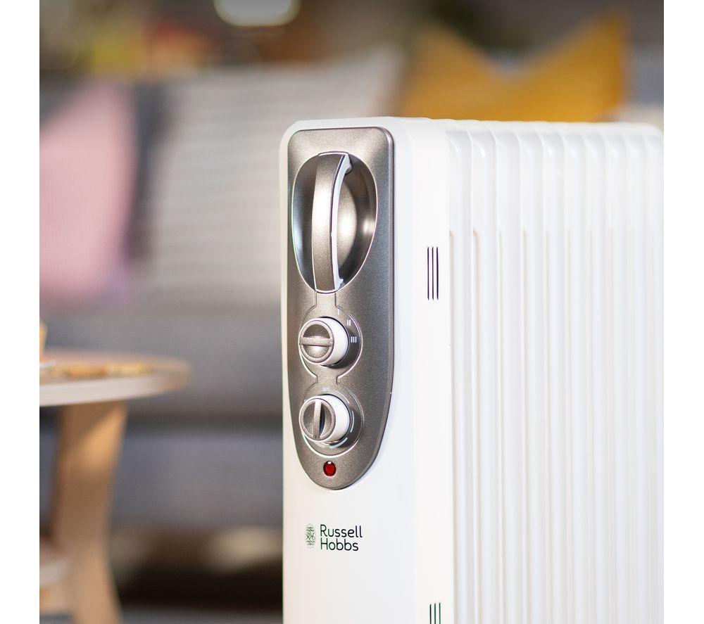 RUSSELL HOBBS RHOFR1106 Portable Oil-Filled Radiator - White image number 6 of 9