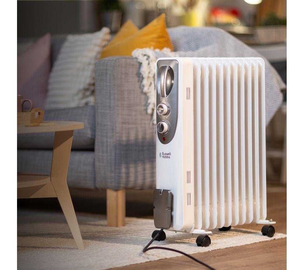 RUSSELL HOBBS RHOFR1106 Portable Oil-Filled Radiator - White image number 7 of 9