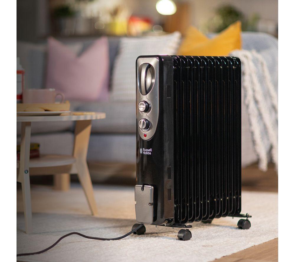 RUSSELL HOBBS RHOFR1106B Portable Oil-Filled Radiator - Black image number 4 of 10