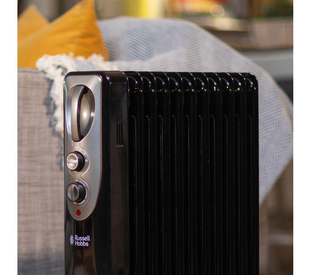 RUSSELL HOBBS RHOFR1106B Portable Oil-Filled Radiator - Black image number 7 of 10