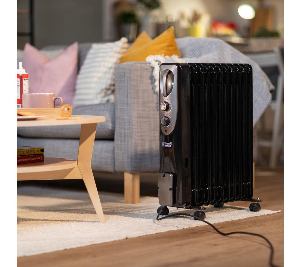 RUSSELL HOBBS RHOFR1106B Portable Oil-Filled Radiator - Black image number 8 of 10