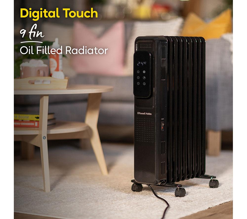RUSSELL HOBBS RHOFR2009B-D Portable Oil-Filled Radiator - Black image number 2 of 9