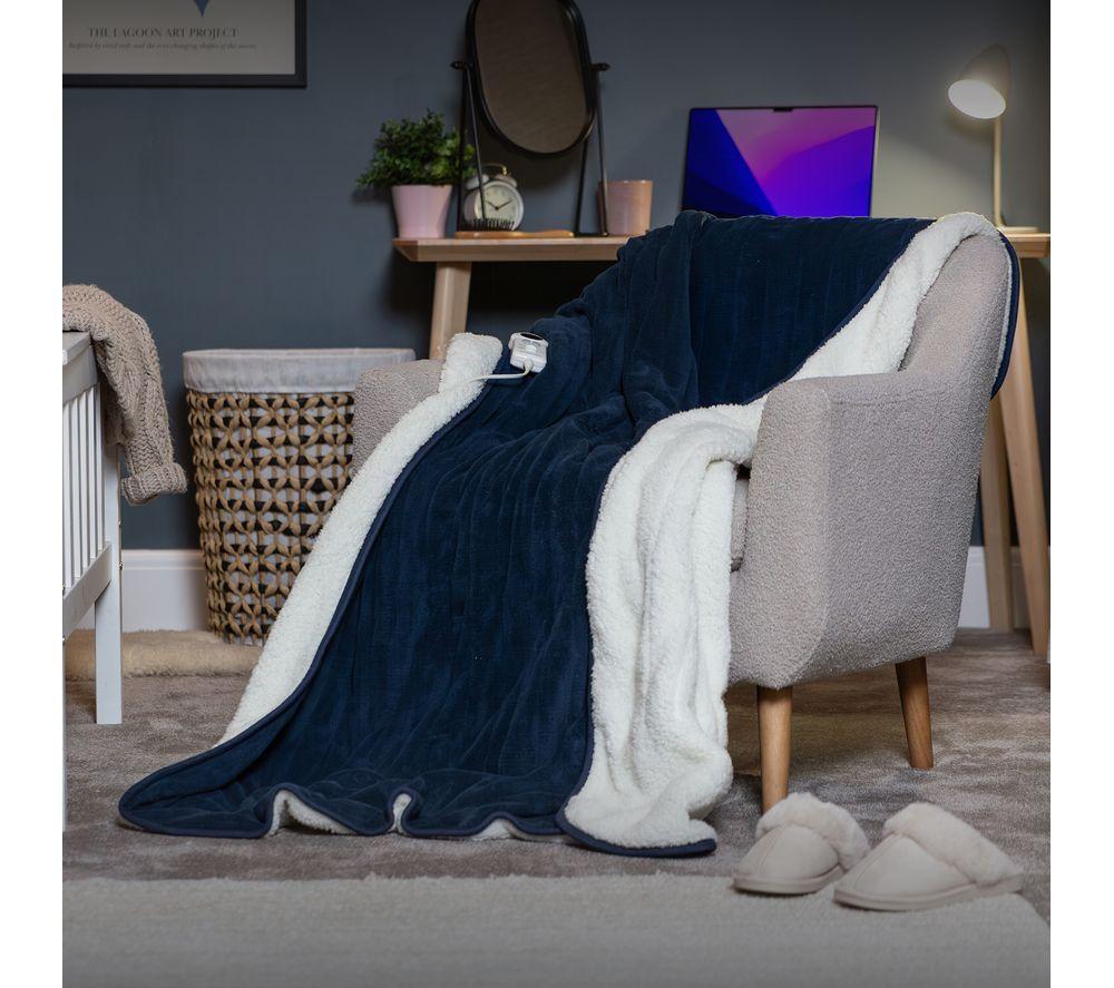RUSSELL HOBBS RHHT1003BLU Heated Throw - Double image number 3 of 10
