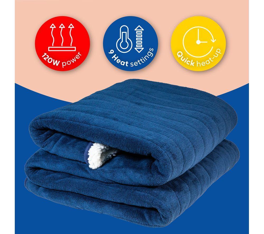 RUSSELL HOBBS RHHT1003BLU Heated Throw - Double image number 10 of 10