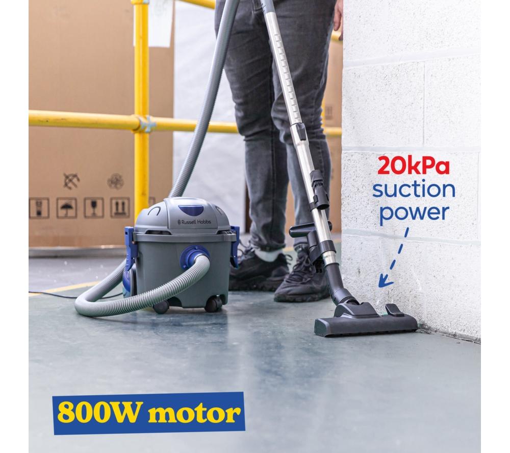 RUSSELL HOBBS Tidy Tub RHTV2001 Cylinder Bagged Vacuum Cleaner - Blue & Grey image number 11 of 12