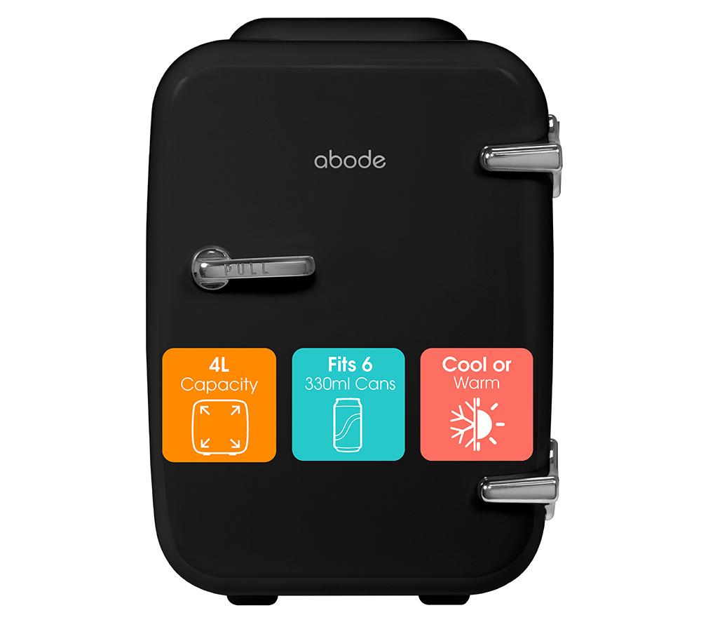 ABODE Retro A4CLR201B Mini Cooler - Black image number 9 of 12