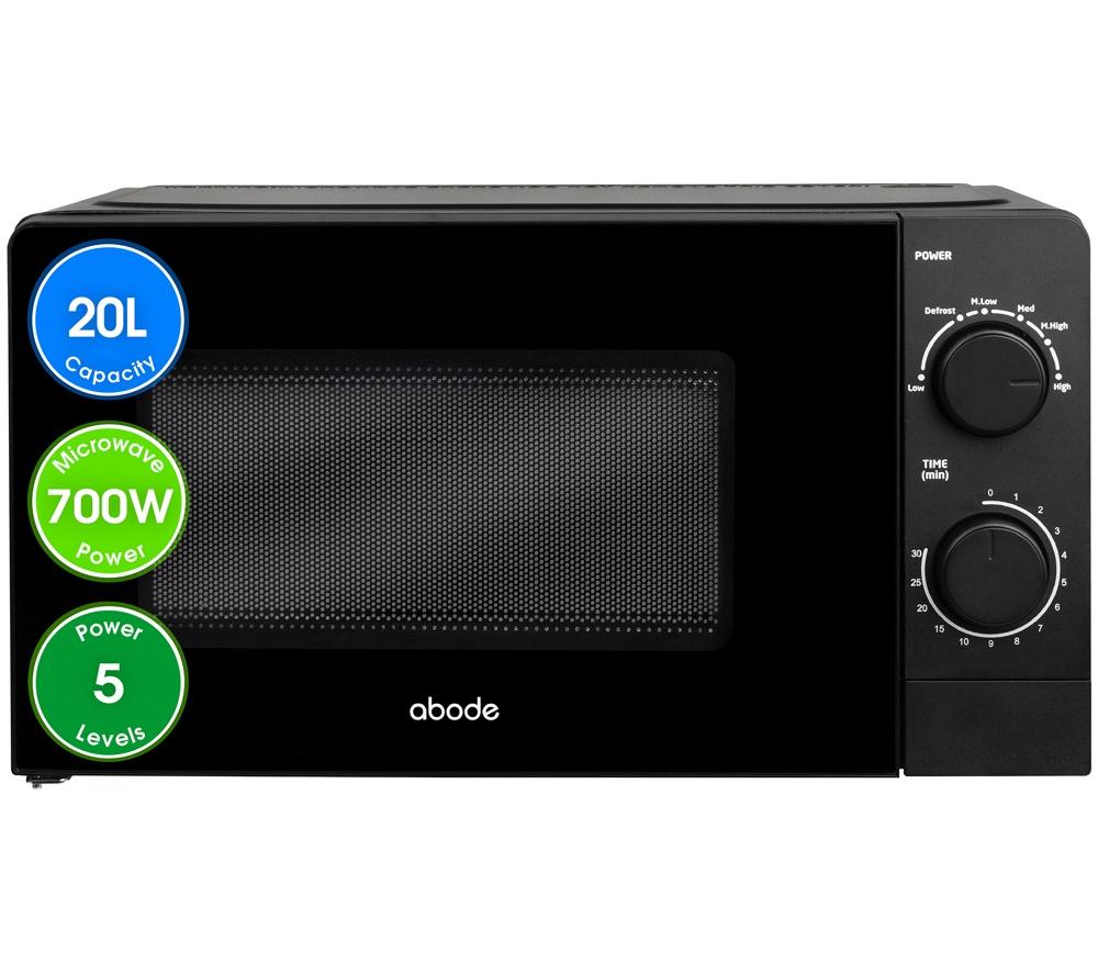 ABODE AMM2005B Compact Solo Microwave - Black image number 2 of 10