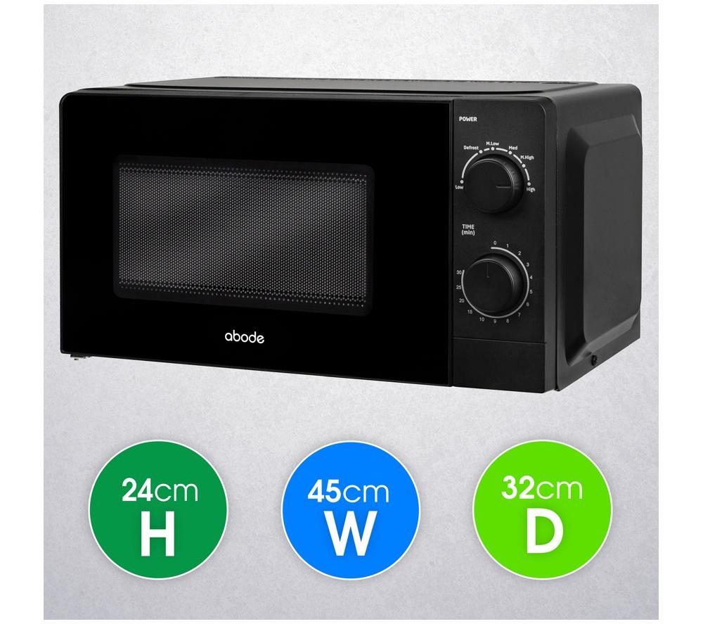 ABODE AMM2005B Compact Solo Microwave - Black image number 3 of 10