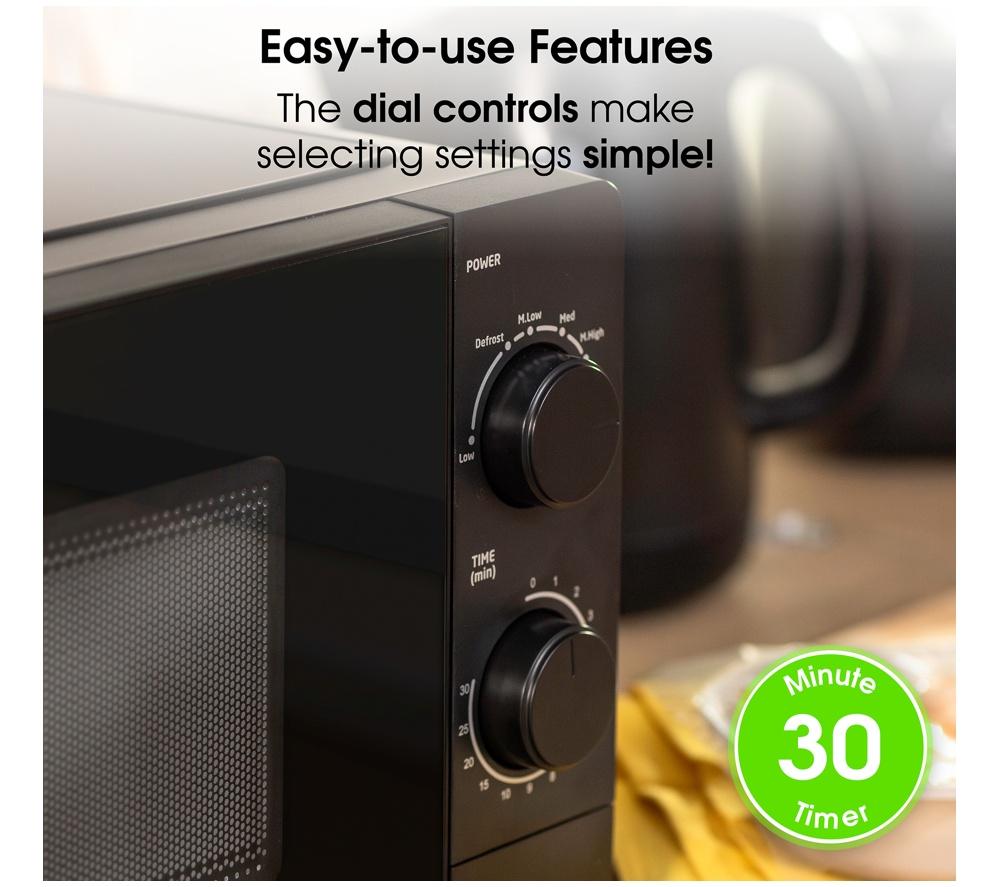 ABODE AMM2005B Compact Solo Microwave - Black image number 5 of 10