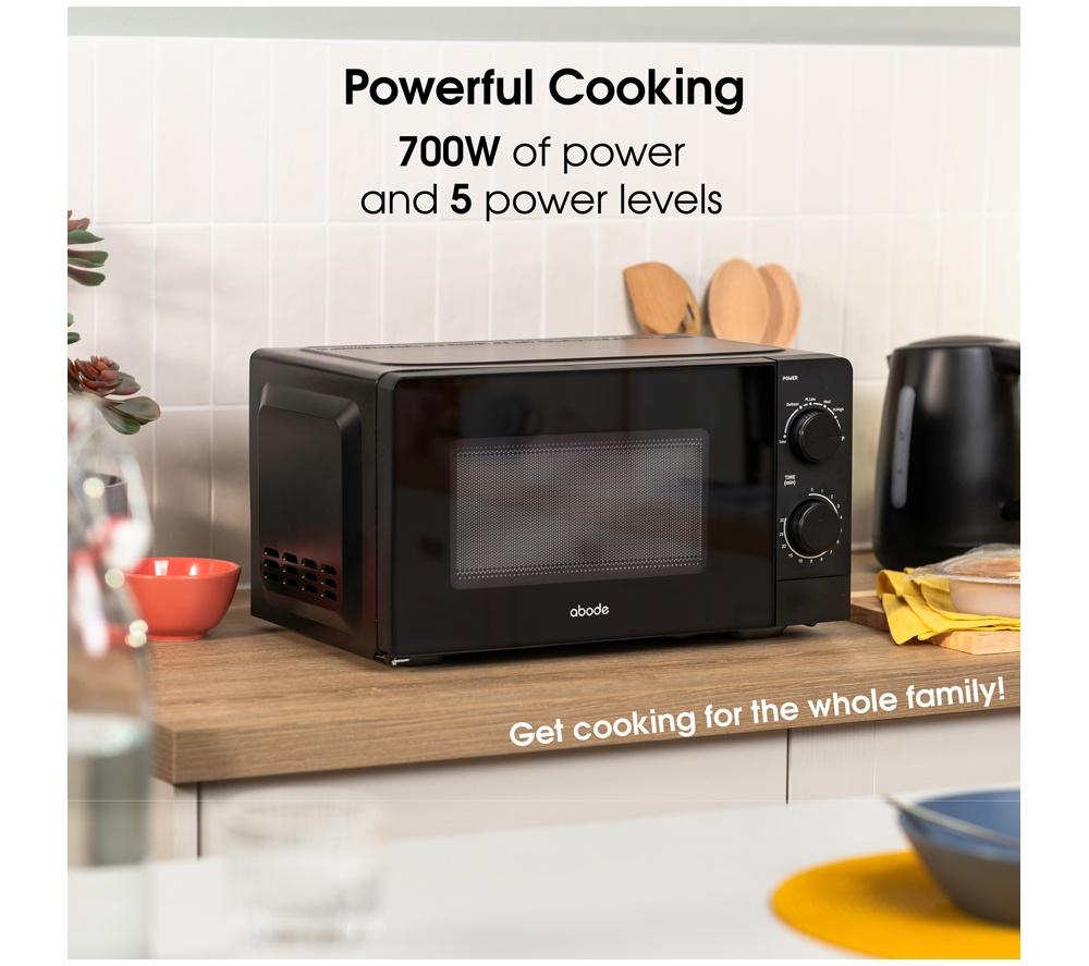 ABODE AMM2005B Compact Solo Microwave - Black image number 7 of 10