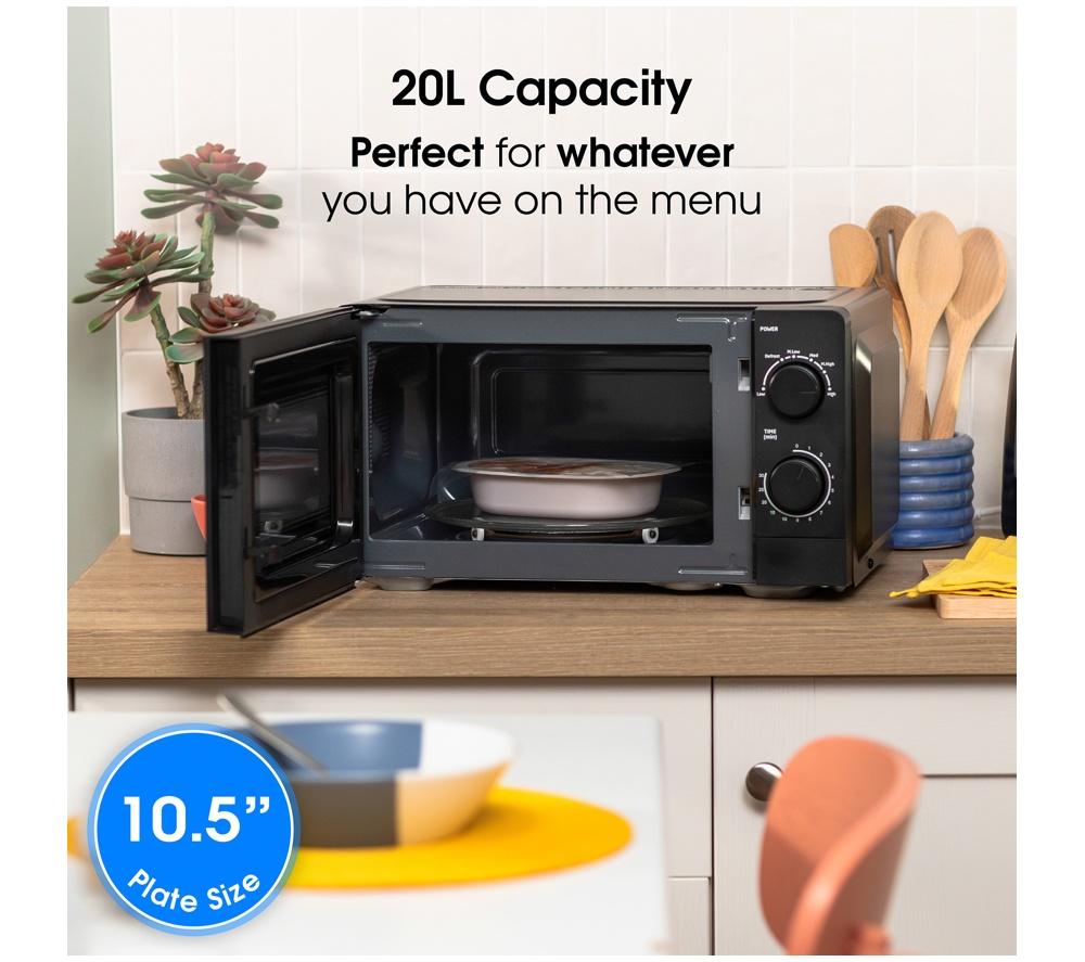 ABODE AMM2005B Compact Solo Microwave - Black image number 8 of 10