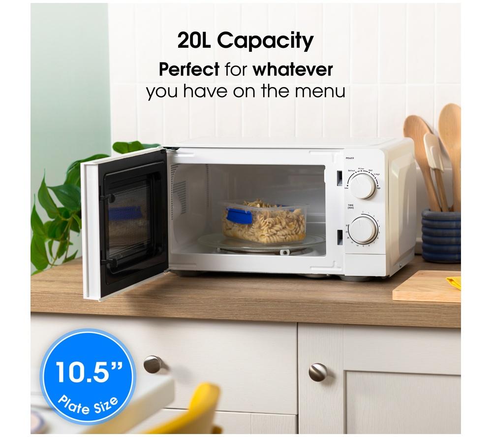 ABODE AMM2005 Compact Solo Microwave - White image number 7 of 10