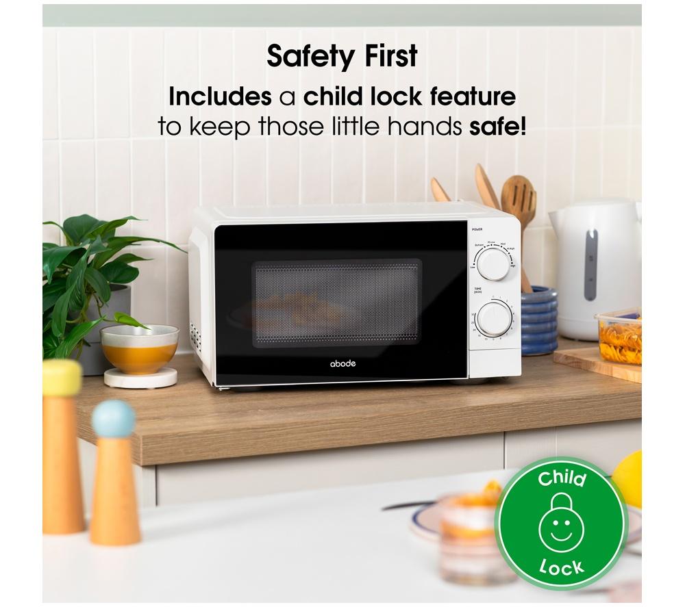 ABODE AMM2005 Compact Solo Microwave - White image number 8 of 10