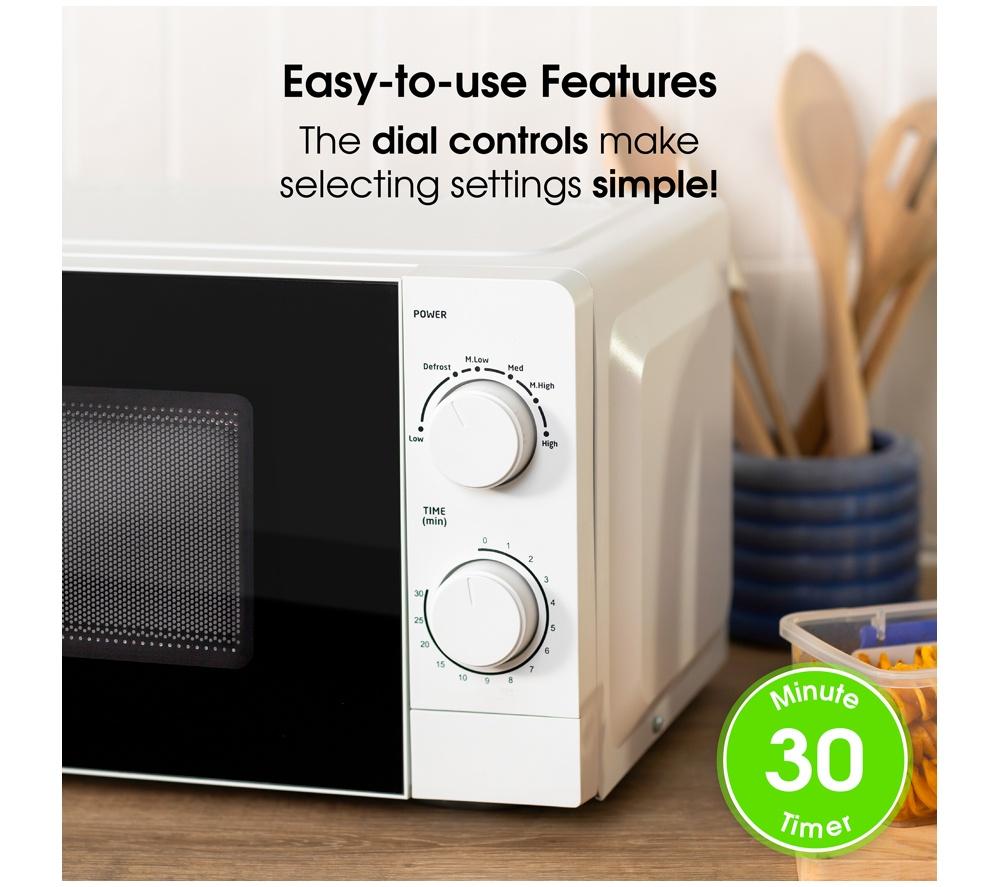 ABODE AMM2005 Compact Solo Microwave - White image number 10 of 10
