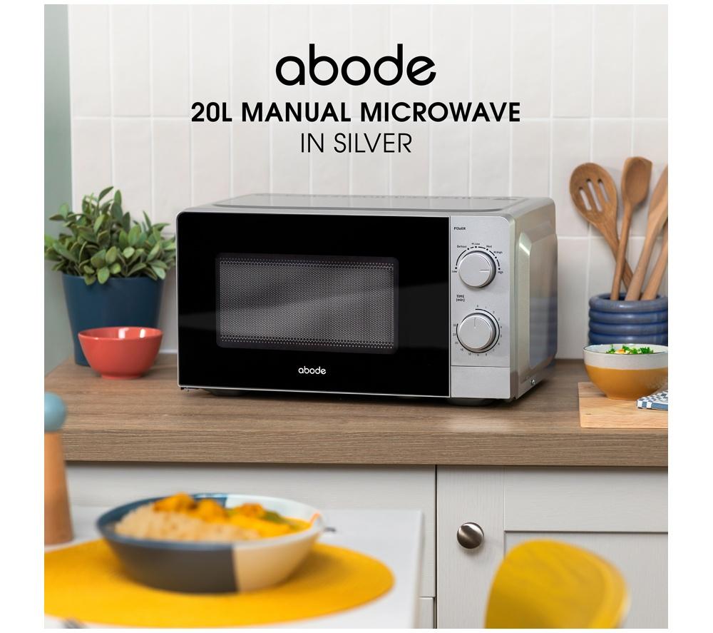 ABODE AMM2005S Compact Solo Microwave - Silver image number 5 of 10