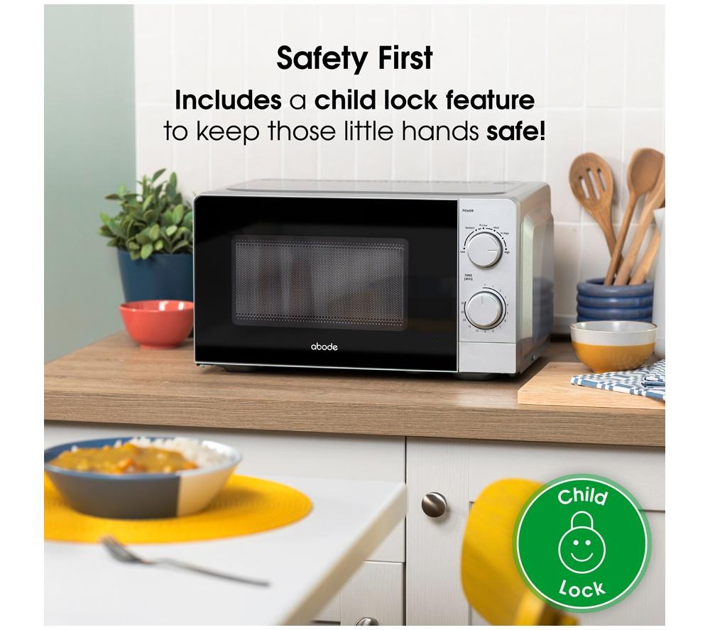 ABODE AMM2005S Compact Solo Microwave - Silver image number 8 of 10