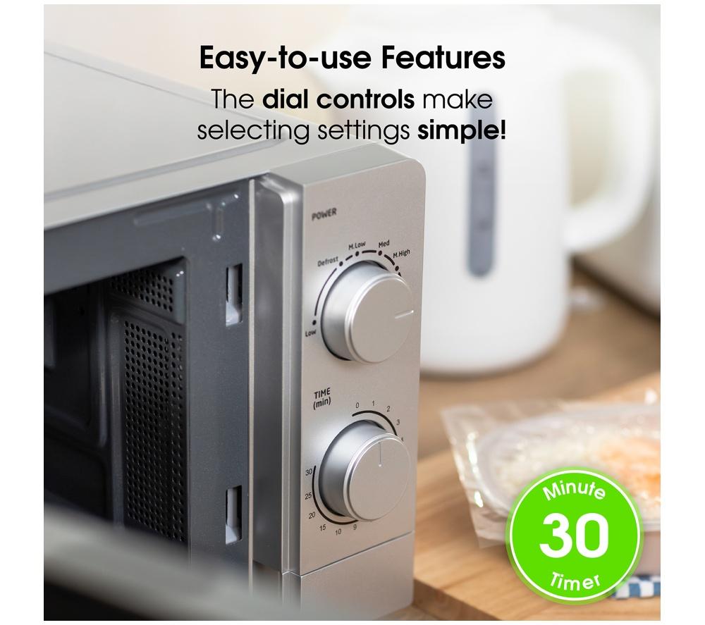 ABODE AMM2005S Compact Solo Microwave - Silver image number 10 of 10