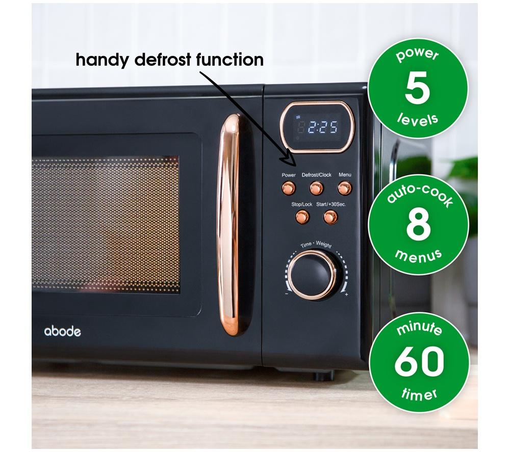 ABODE AMD2004BRG Solo Microwave - Black image number 8 of 9
