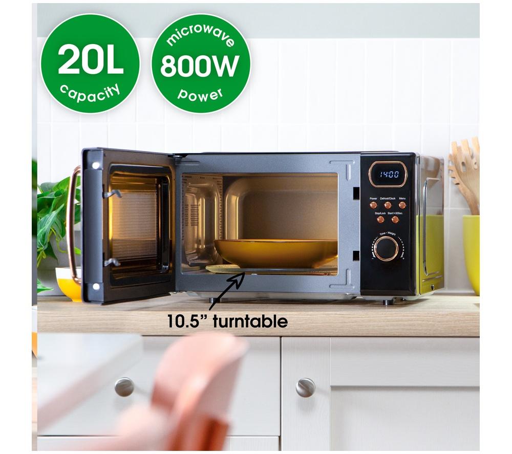 ABODE AMD2004BRG Solo Microwave - Black image number 9 of 9
