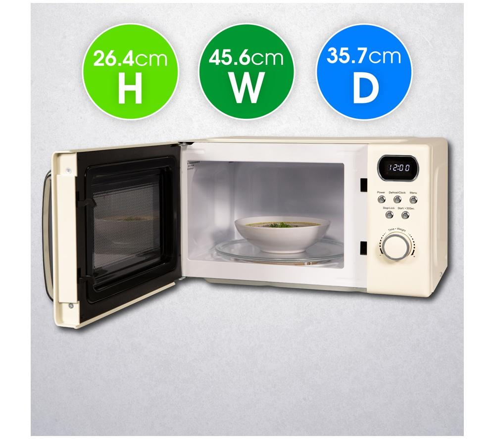 ABODE AMD2004C Compact Solo Microwave - Cream image number 3 of 8