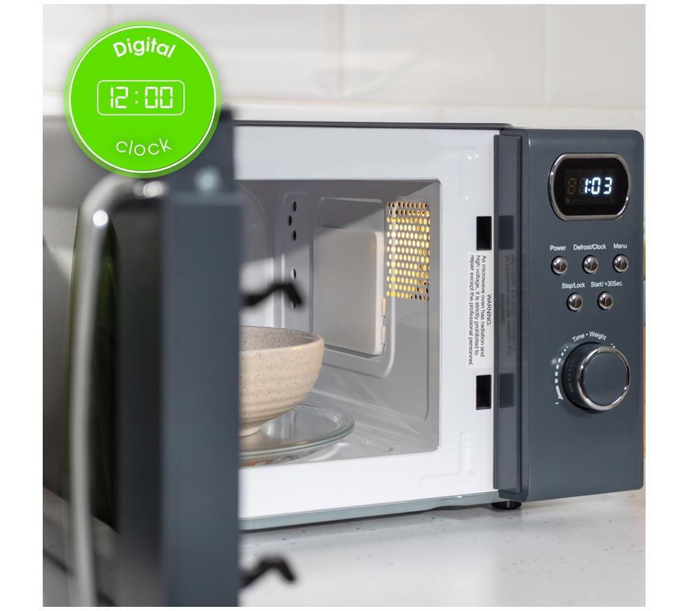 ABODE AMD2004G Compact Solo Microwave - Grey image number 4 of 8