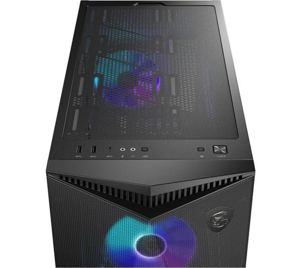 MSI MPG GUNGNIR 300R AIRFLOW E-ATX Mid-Tower PC Case - Black image number 4 of 10