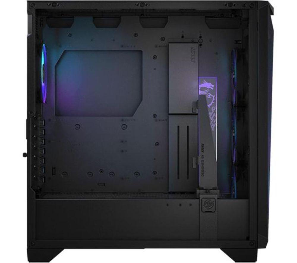 MSI MPG GUNGNIR 300R AIRFLOW E-ATX Mid-Tower PC Case - Black image number 5 of 10