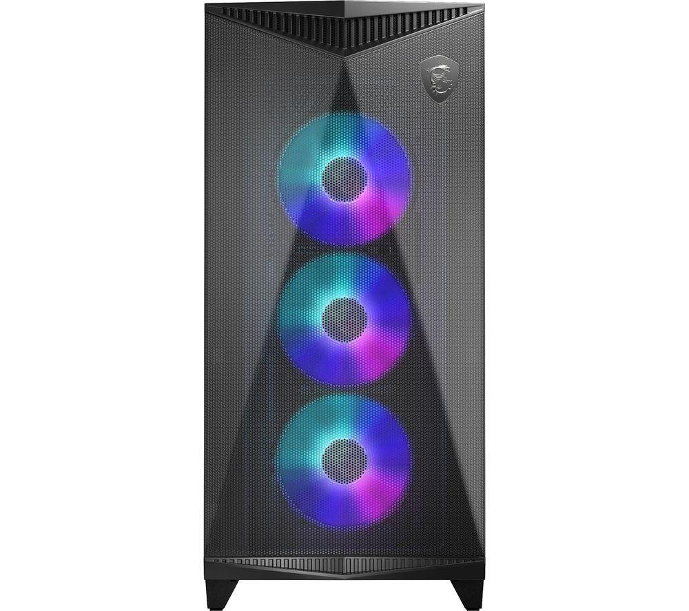 MSI MPG GUNGNIR 300R AIRFLOW E-ATX Mid-Tower PC Case - Black image number 10 of 10