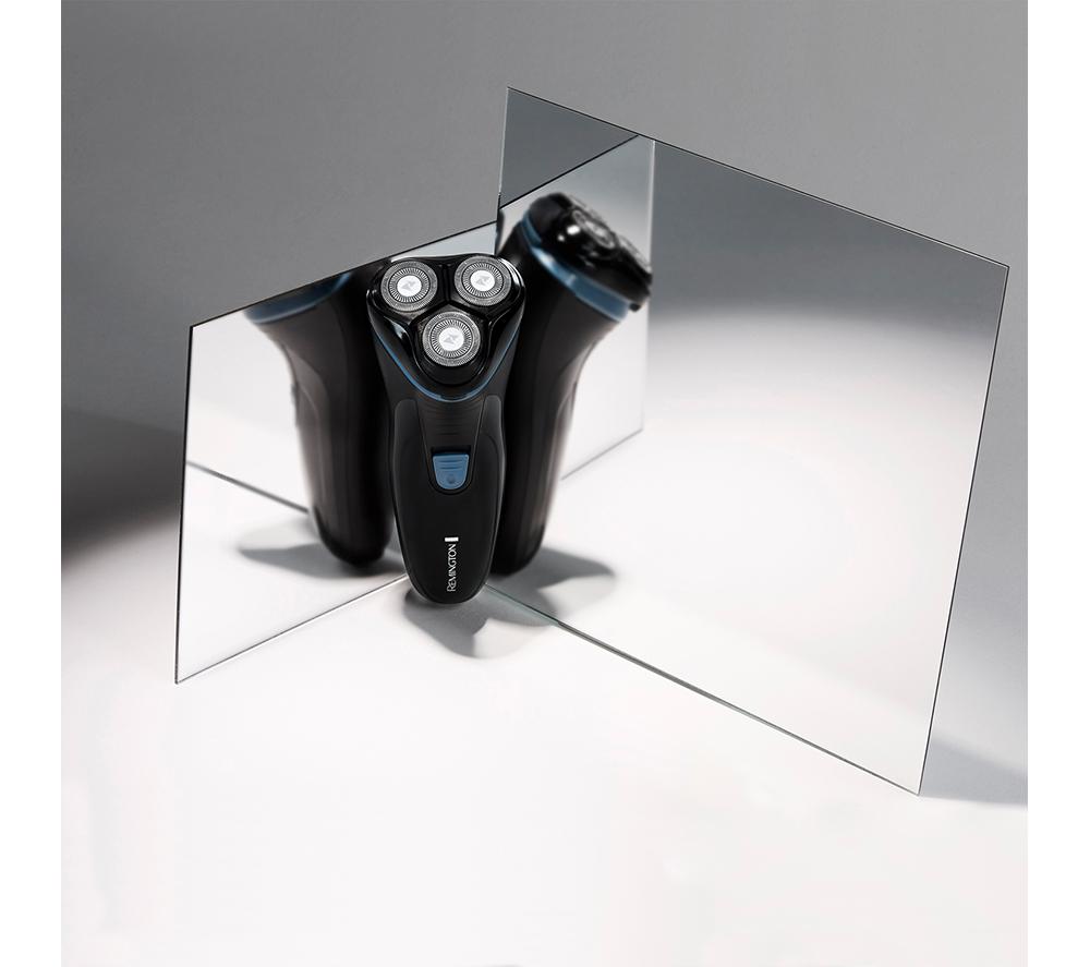REMINGTON R1 Style Series Rotary Shaver - Black & Blue image number 4 of 8