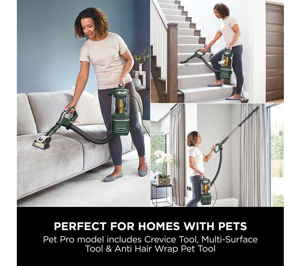 SHARK Anti Hair Wrap with Lift-Away NZ691UKT Upright Bagless Vacuum Cleaner - Porsche Green image number 6 of 10