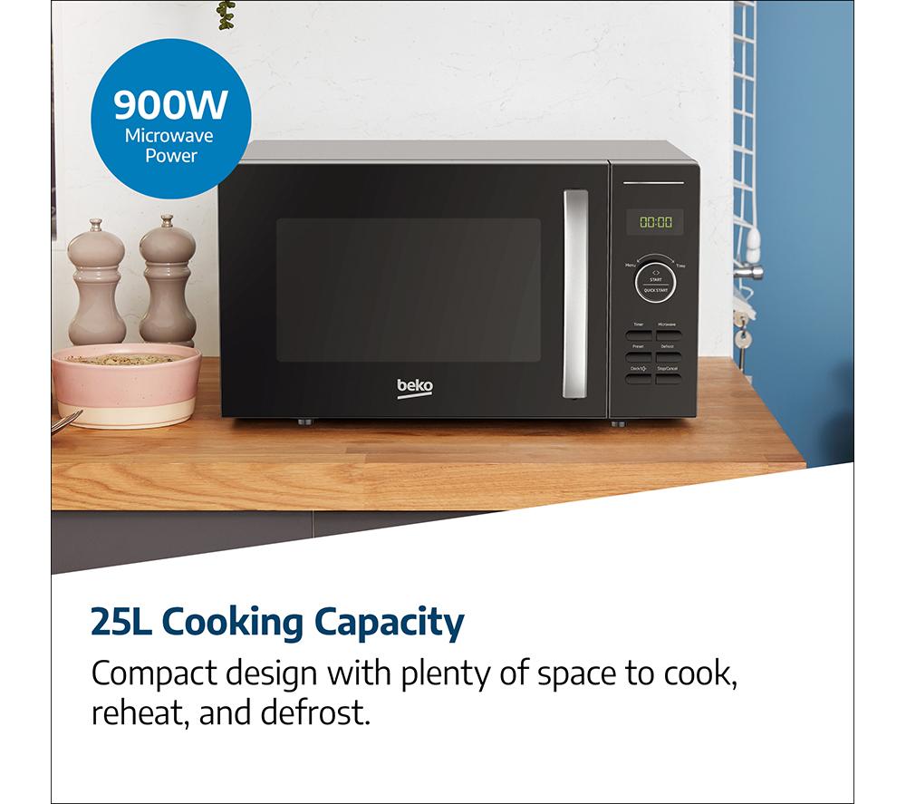 BEKO MOF25310B Solo Microwave - Black image number 5 of 8