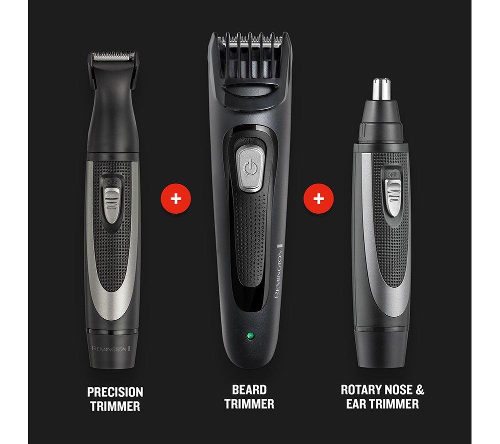 REMINGTON The Works MB905 6-piece Beard Trimmer Kit - Black & Grey image number 3 of 10