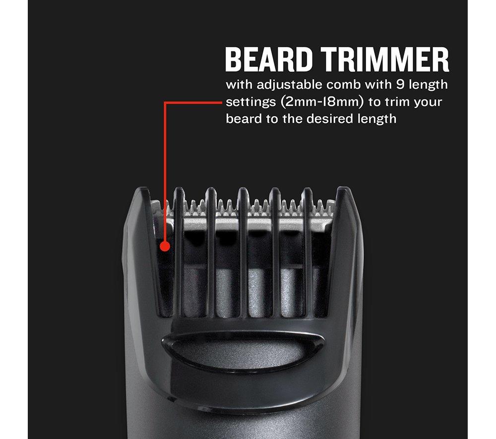 REMINGTON The Works MB905 6-piece Beard Trimmer Kit - Black & Grey image number 4 of 10