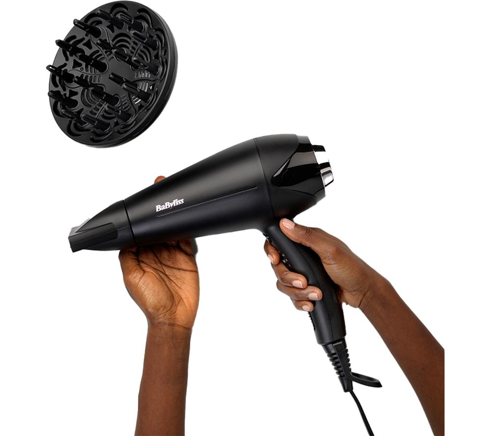 BABYLISS Turbo Smooth 5572U 2000 Hair Dryer - Black image number 2 of 7