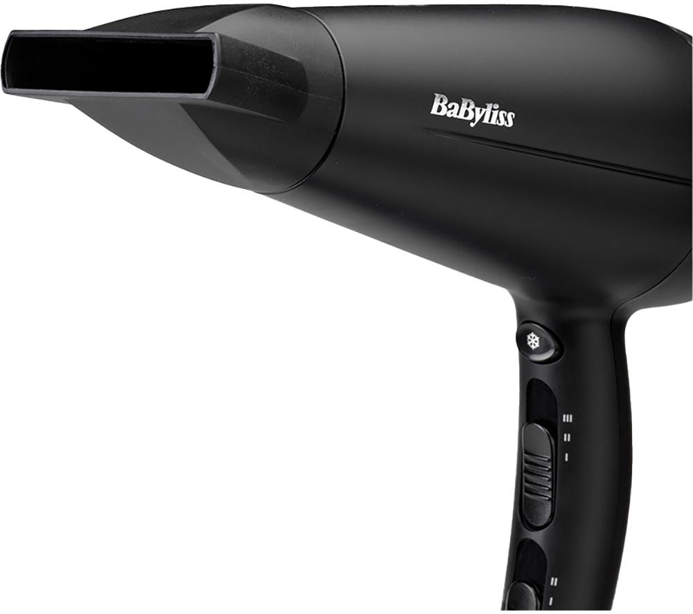BABYLISS Turbo Smooth 5572U 2000 Hair Dryer - Black image number 5 of 7