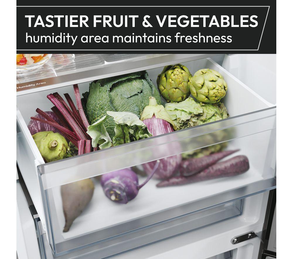 HOOVER H-Combi 500 HONCQ4T620EWXK Smart 70/30 Fridge Freezer - Silver image number 4 of 21