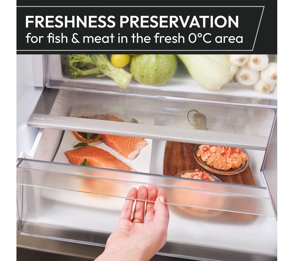 HOOVER H-Combi 500 HONCQ4T620EWXK Smart 70/30 Fridge Freezer - Silver image number 5 of 21