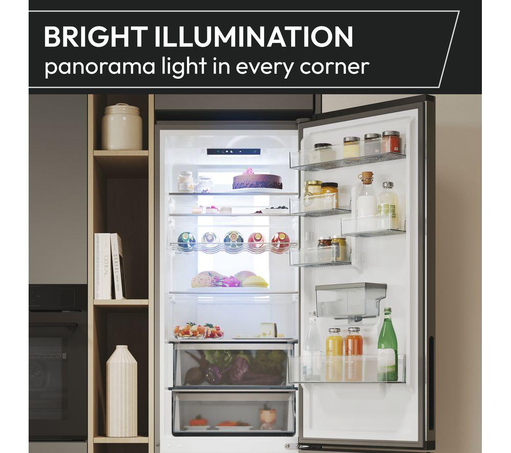 HOOVER H-Combi 500 HONCQ4T620EWXK Smart 70/30 Fridge Freezer - Silver image number 6 of 21