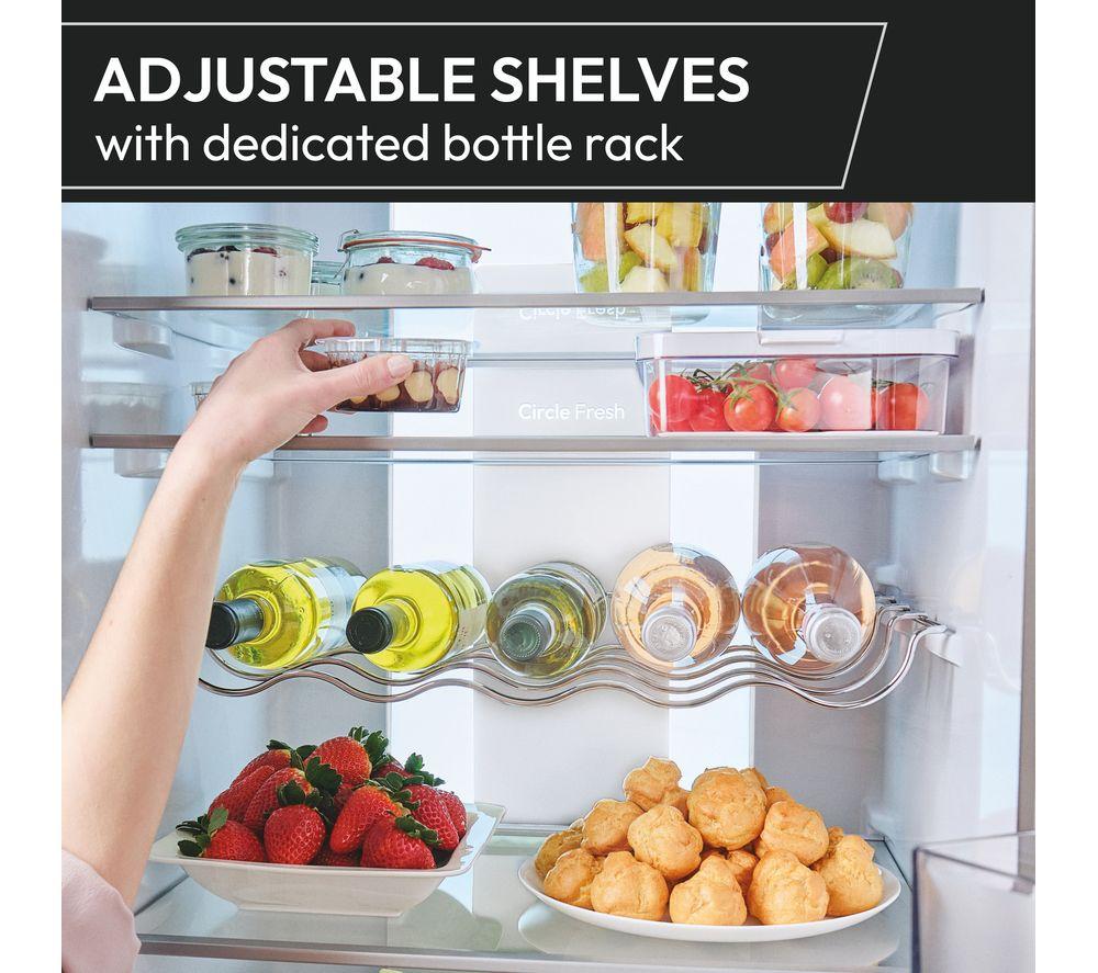 HOOVER H-Combi 500 HONCQ4T620EWXK Smart 70/30 Fridge Freezer - Silver image number 8 of 21