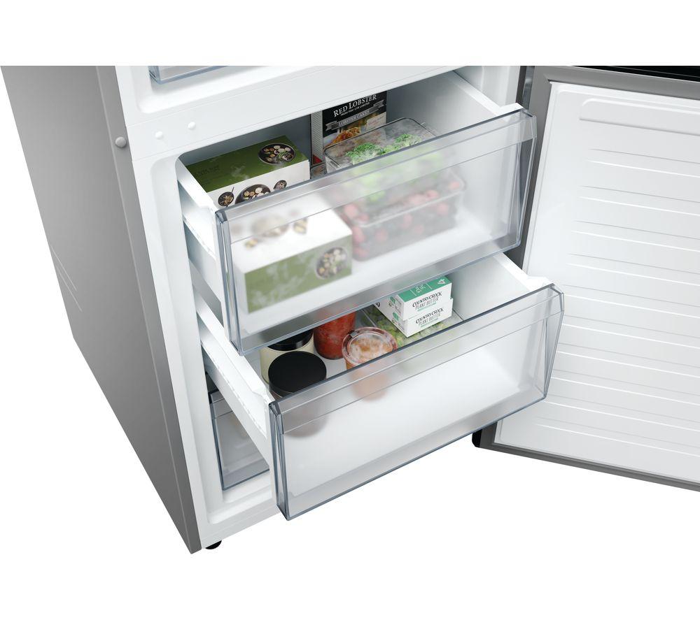 HOOVER H-Combi 500 HONCQ4T620EWXK Smart 70/30 Fridge Freezer - Silver image number 15 of 21