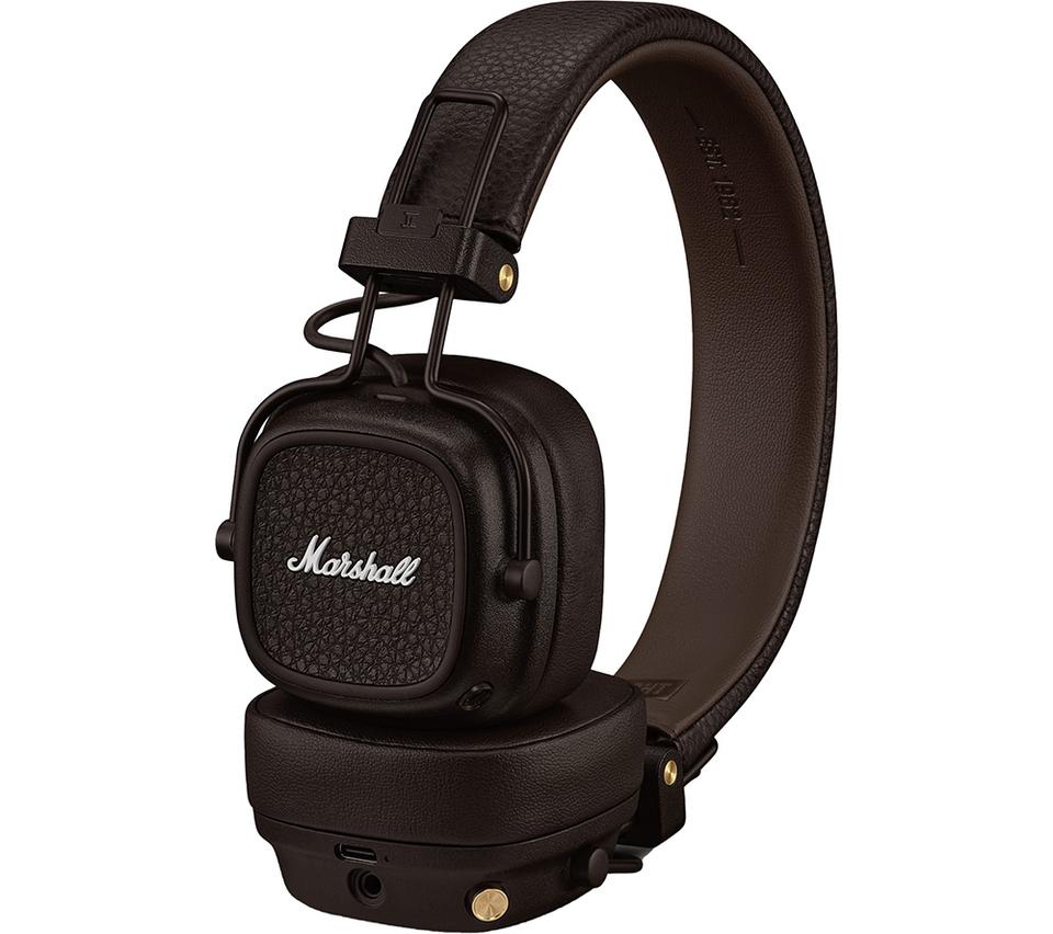 MARSHALL Major V Wireless Bluetooth Headphones - Brown