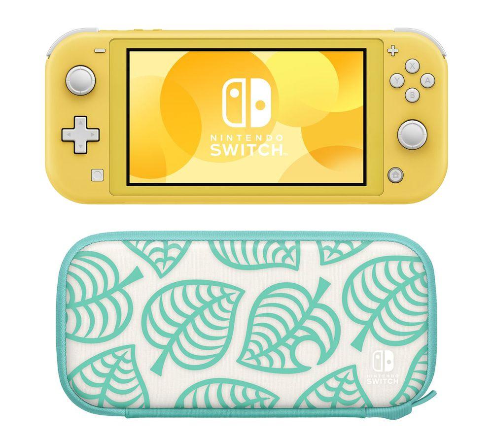 Buy NINTENDO Switch Lite (Yellow) & Switch Lite Carrying Case (Animal  Crossing: New Horizons Edition) Bundle | Currys