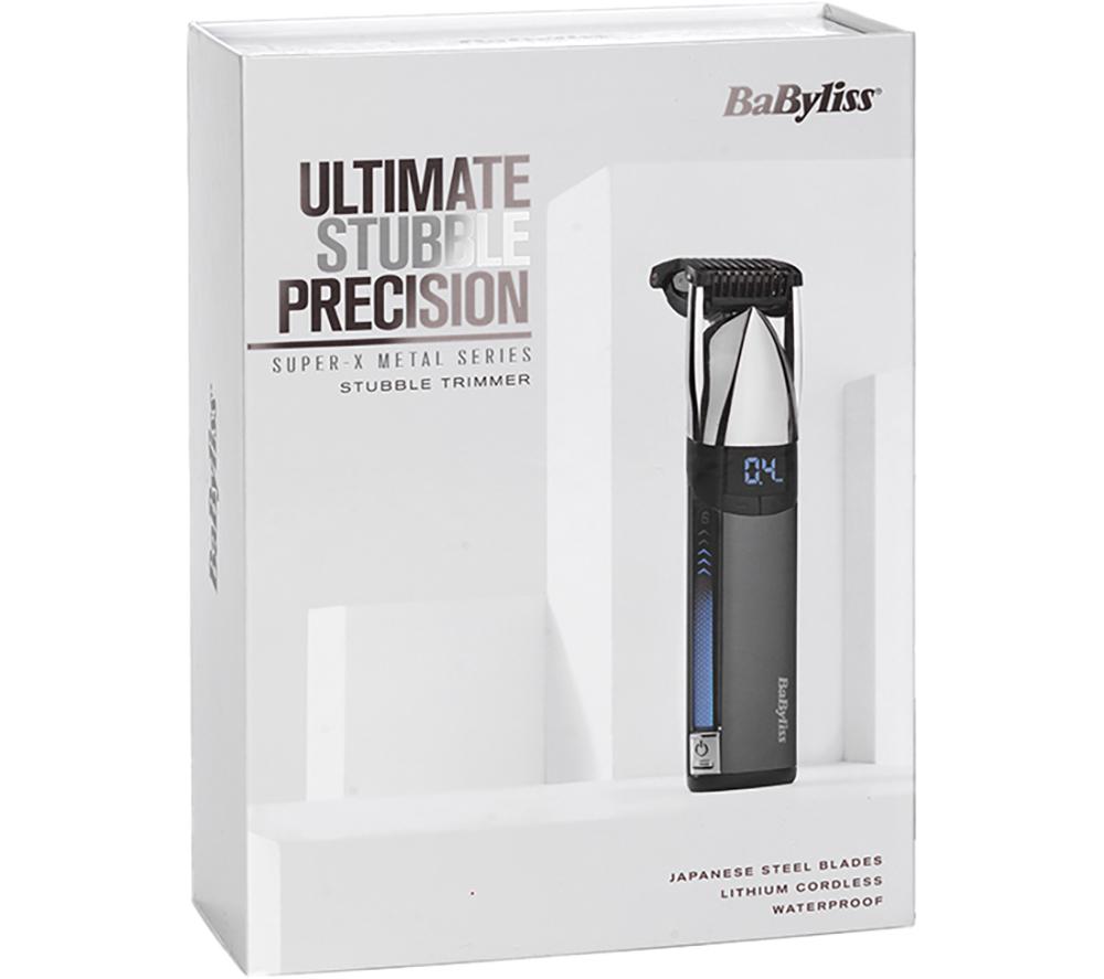 BABYLISS Super-X Metal S996U Wet & Dry Stubble Trimmer - Silver image number 8 of 8