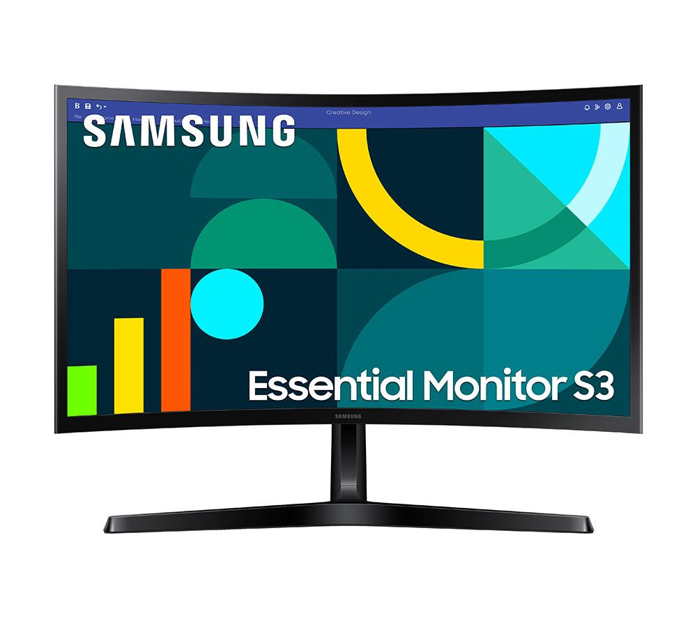 SAMSUNG LS24D366GAUXXU Full HD 24" Curved VA LCD Monitor - Black image number 9 of 9